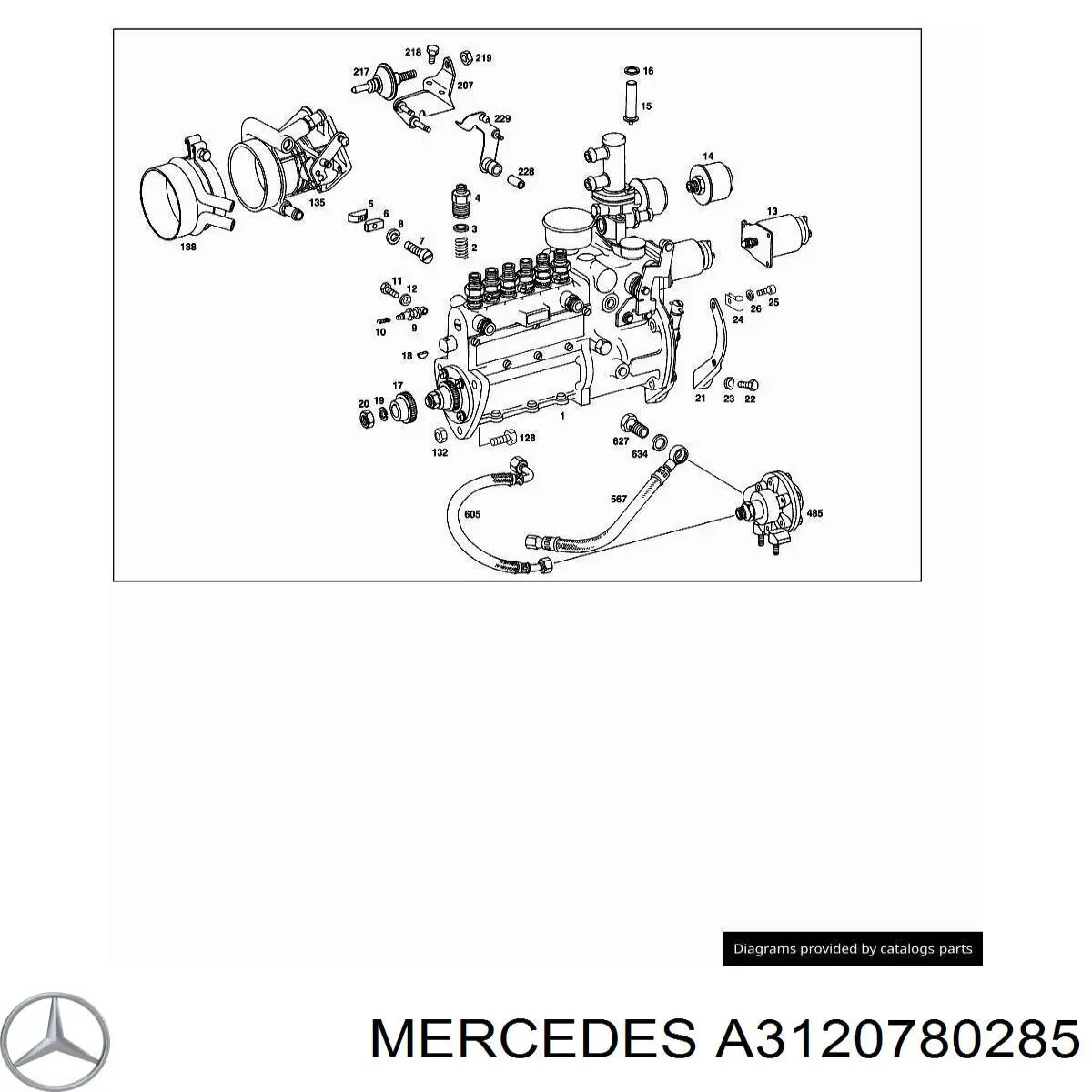 A3120780285 Mercedes 