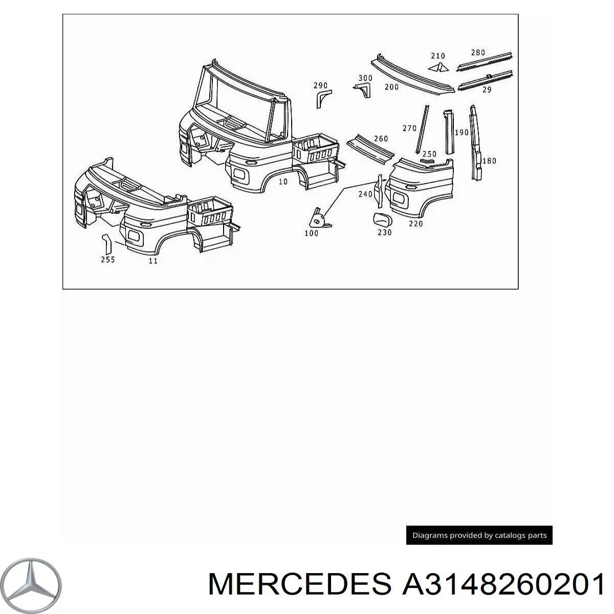 Mercedes A3148260201 preço, a partir de 91,73 USD