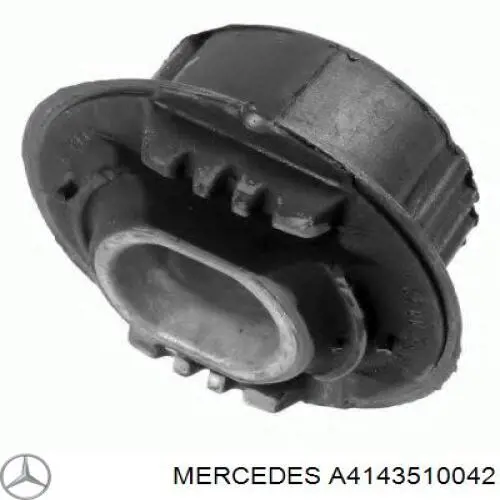 4143510042 Mercedes Bloco silencioso de viga traseira (de plataforma veicular)