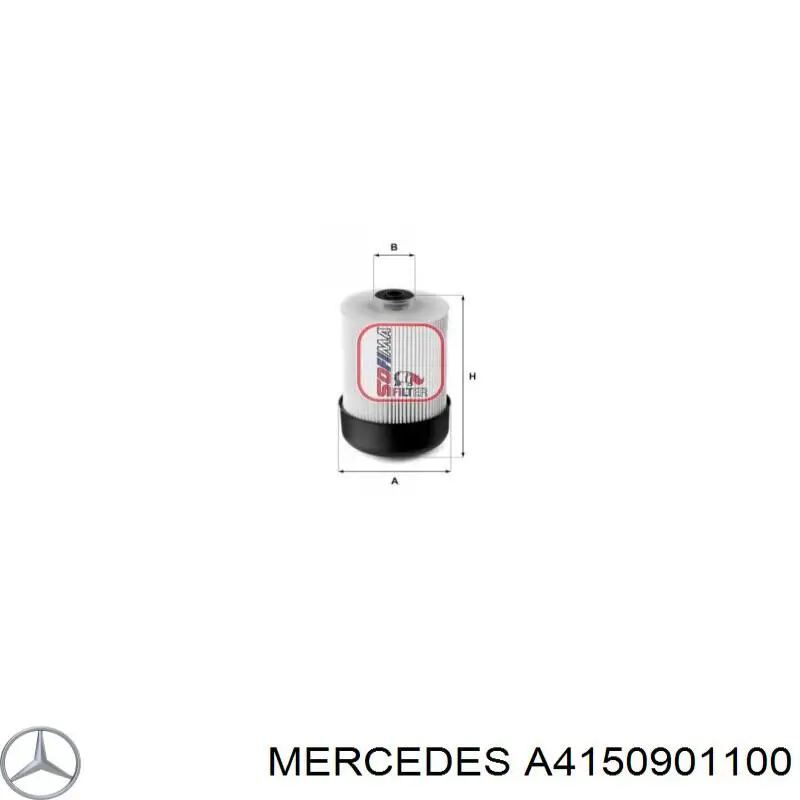 A4150901100 Mercedes Caixa de filtro de combustível