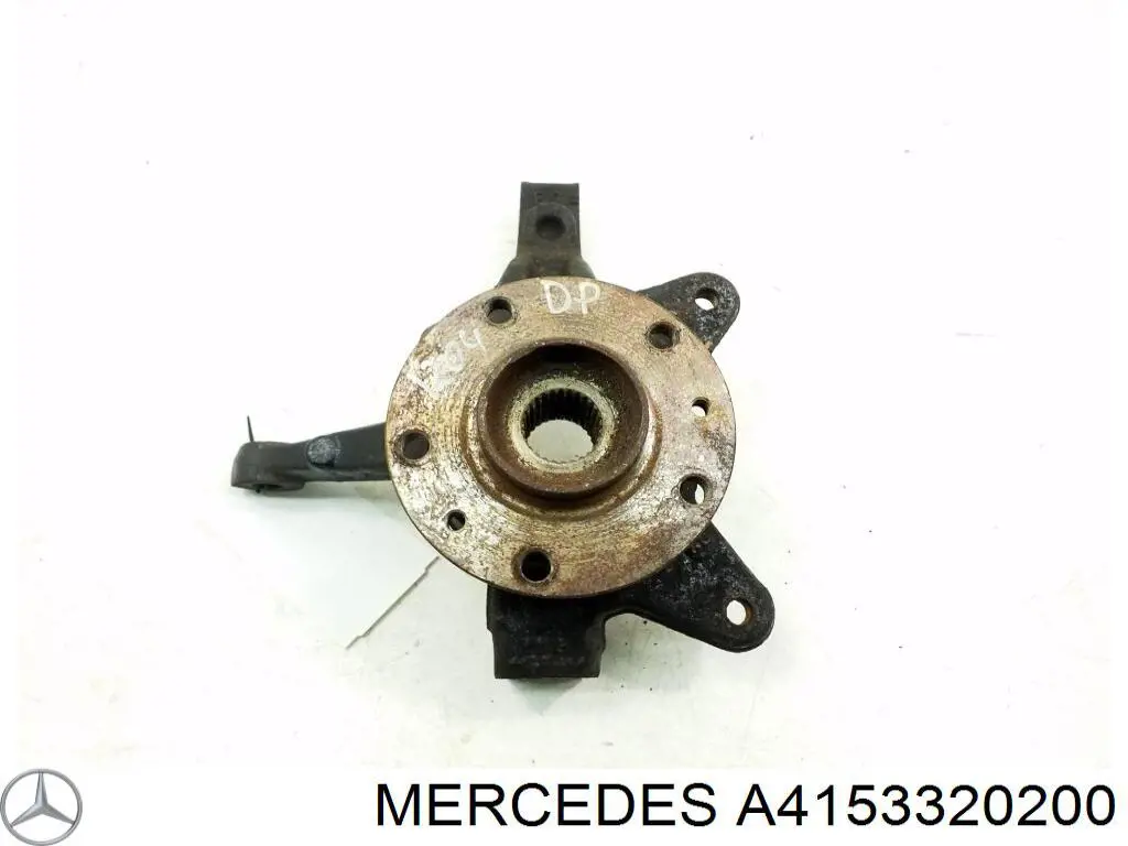 A4153320200 Mercedes Pino moente (extremidade do eixo) dianteiro direito