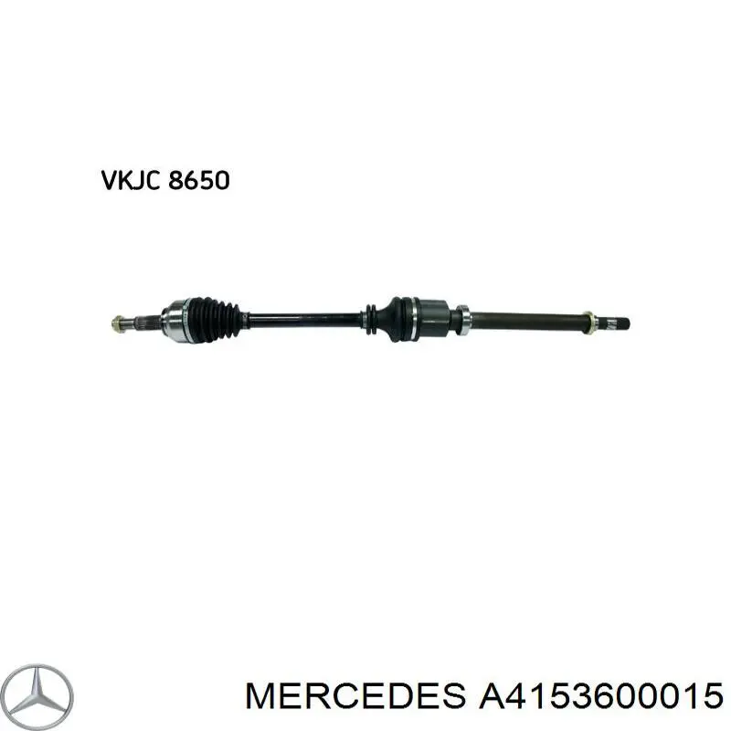 Compre A4153600015 Mercedes Semieixo (acionador) dianteiro direito