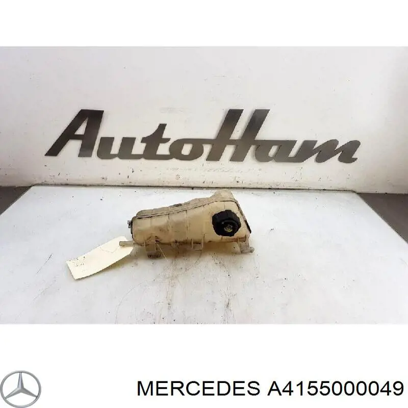 A4155000049 Mercedes Tanque de expansão do sistema de esfriamento
