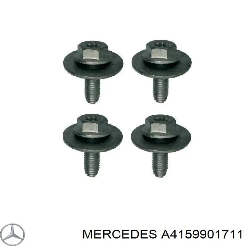 Compre A4159901711 Mercedes Proteção direita do pára-choque dianteiro