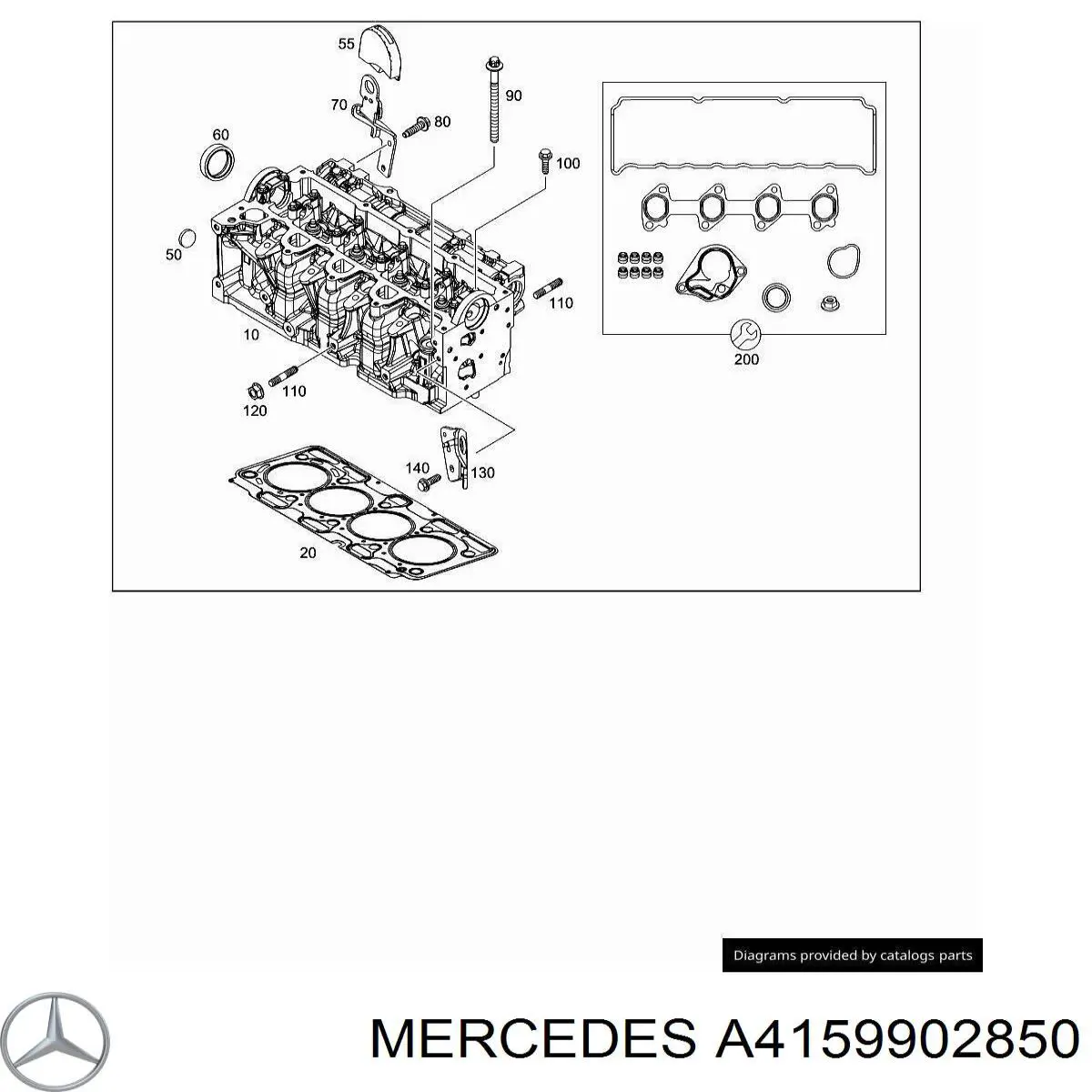  Mercedes A4159902850 preço, a partir de 4,26 USD