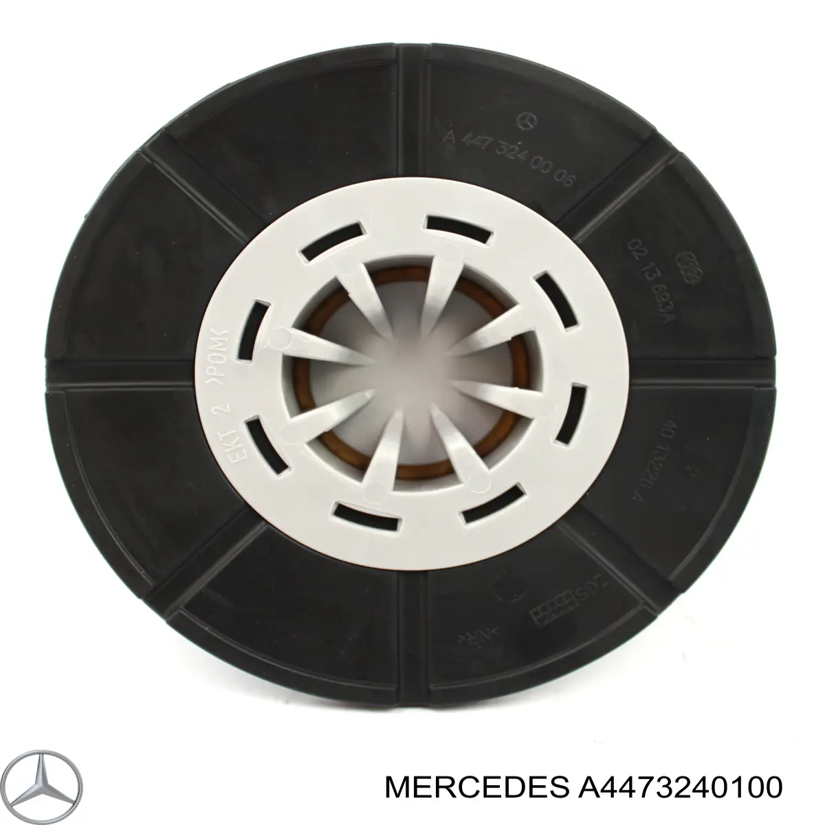 A4473240100 Mercedes Pára-choque (grade de proteção) de amortecedor traseiro