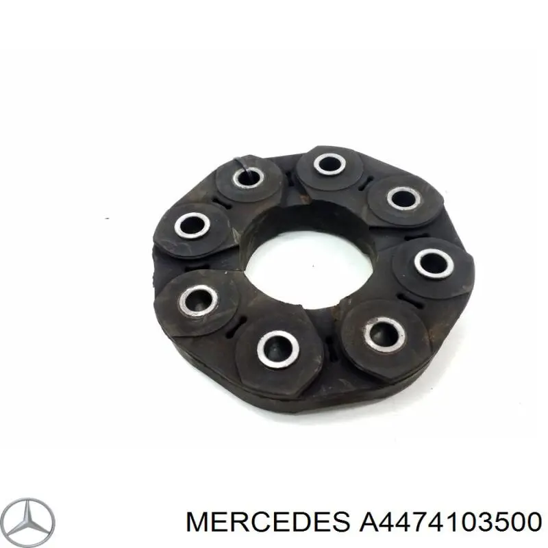 A4474103500 Mercedes Acoplamento elástico dianteiro/traseiro do veio de transmissão