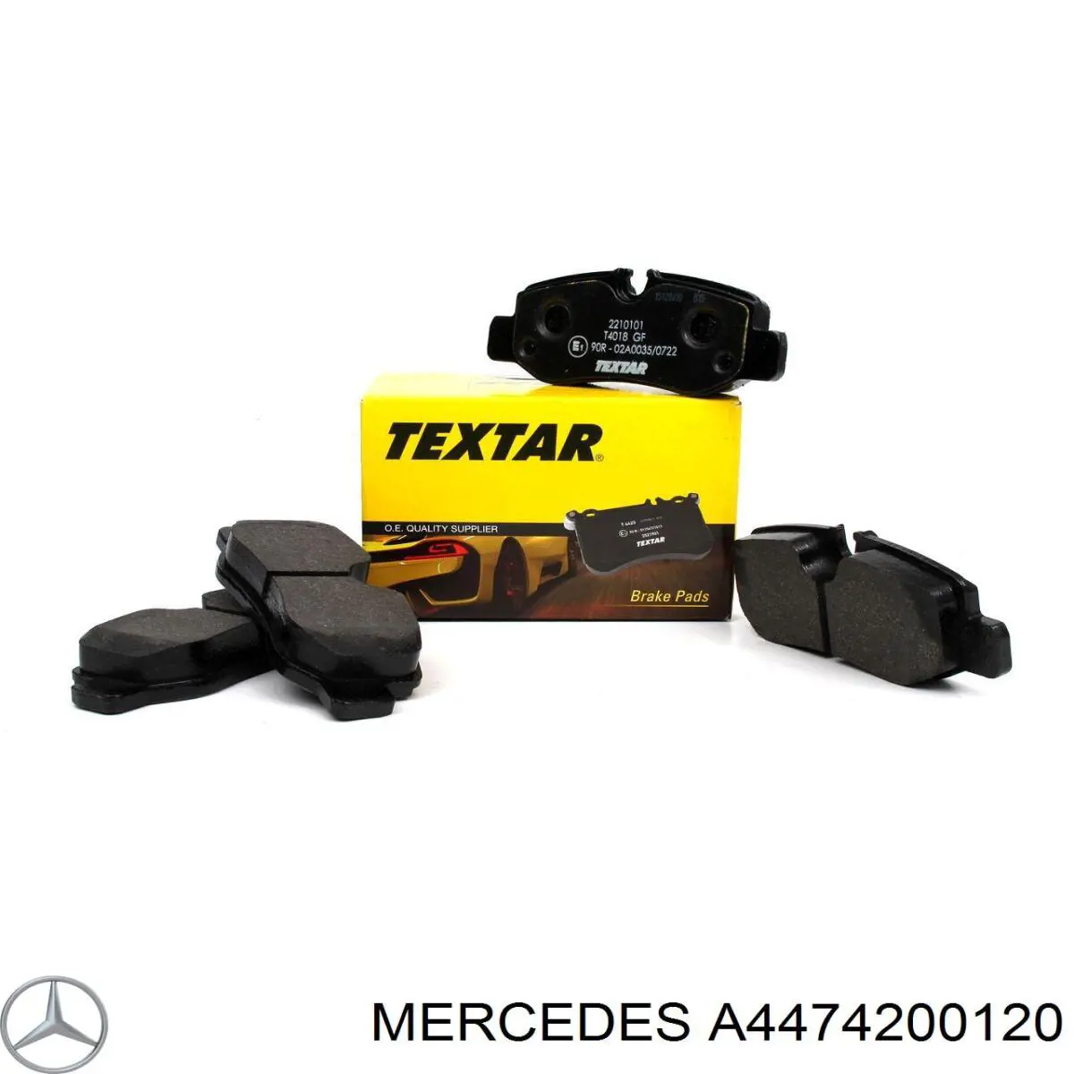 Sapatas do freio traseiras de disco Mercedes A4474200120 preço, a partir de 25,79 USD