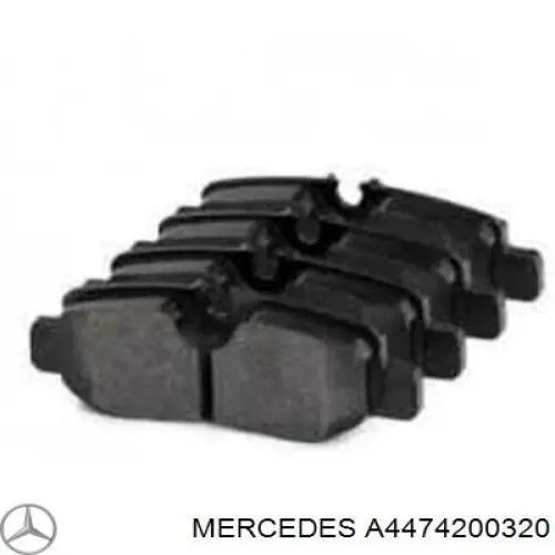 Sapatas do freio traseiras de disco Mercedes A4474200320 preço, a partir de 26,71 USD