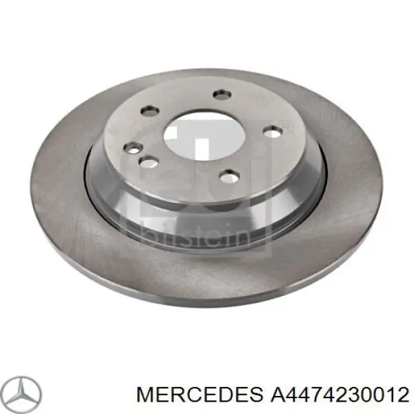 A4474230012 Mercedes Disco do freio traseiro