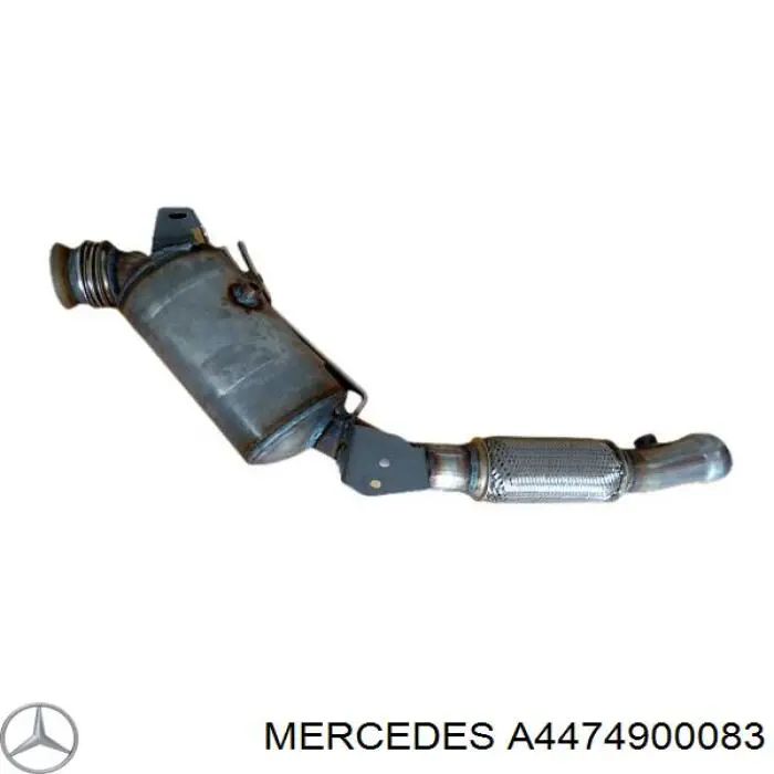 A4474900083 Mercedes Filtro de partículas do sistema dos gases de escape