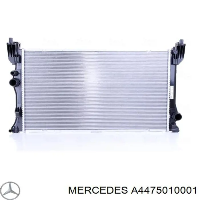 A4475010001 Mercedes Radiador de esfriamento de motor