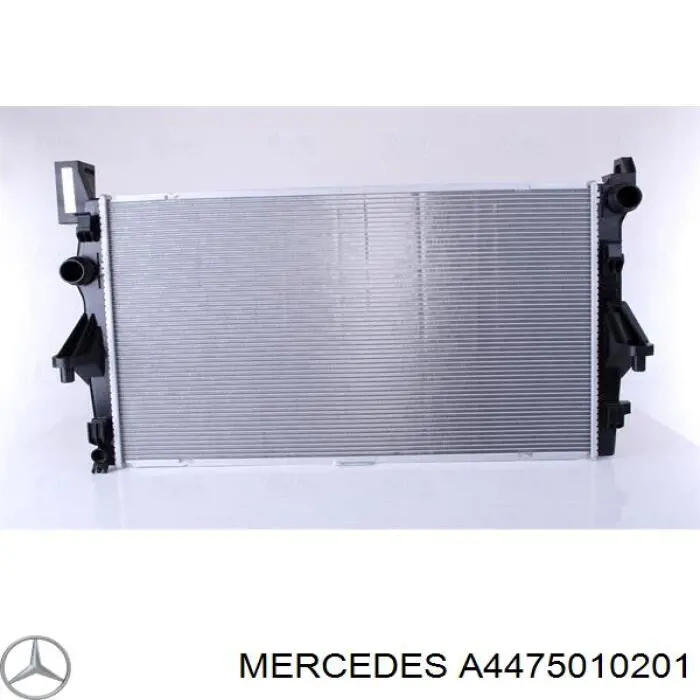 A4475010201 Mercedes Radiador de esfriamento de motor