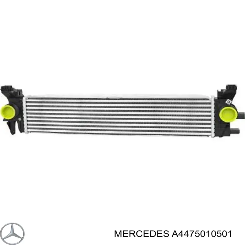 A4475010501 Mercedes Radiador de intercooler