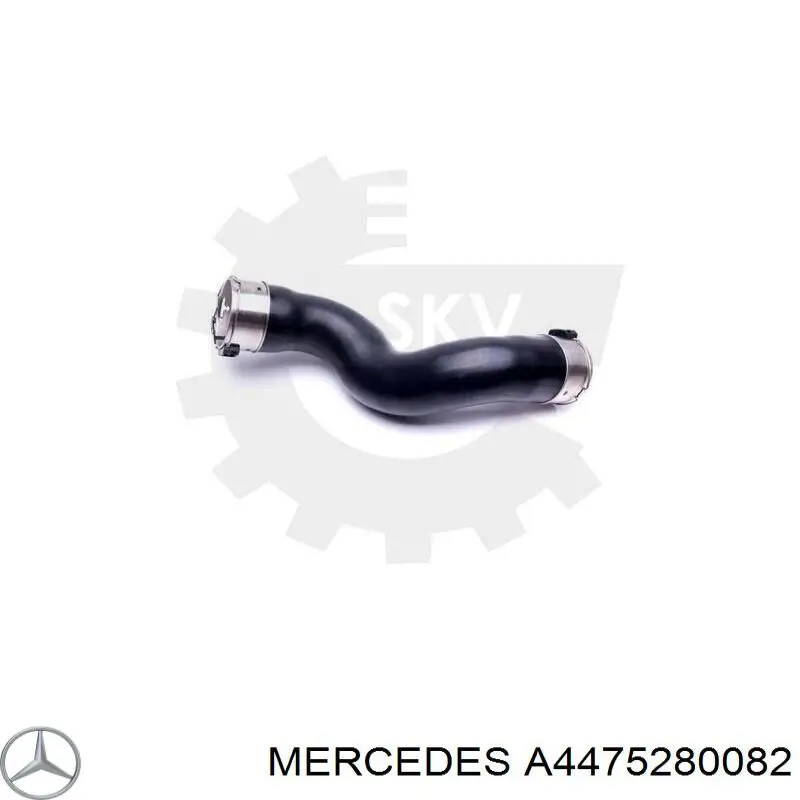 A4475280082 Mercedes Mangueira (cano derivado) de intercooler