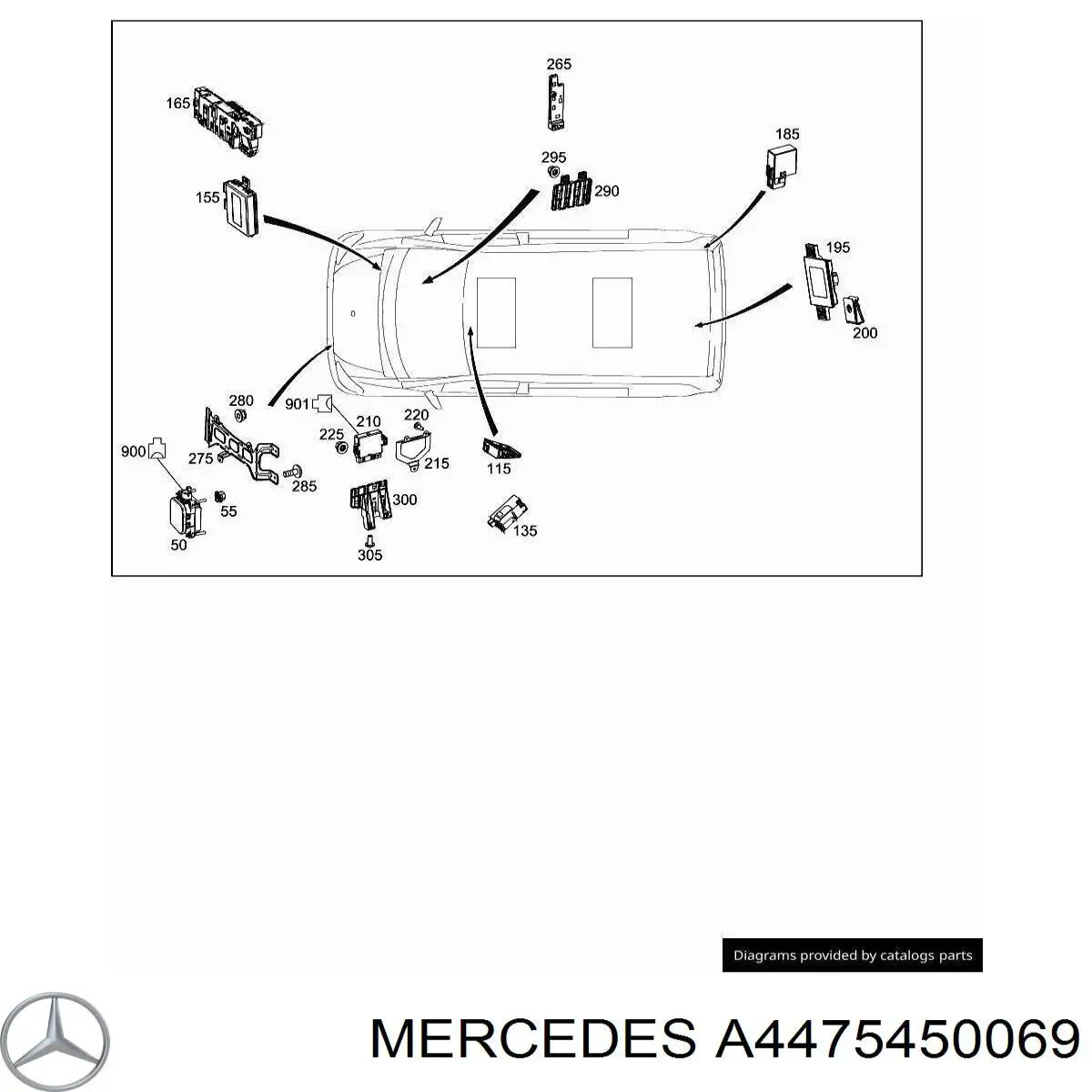  Mercedes A4475450069 preço, a partir de 69,58 USD