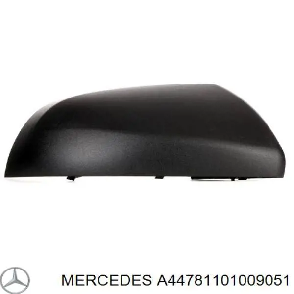 A44781101009051 Mercedes Placa sobreposta (tampa) do espelho de retrovisão direito