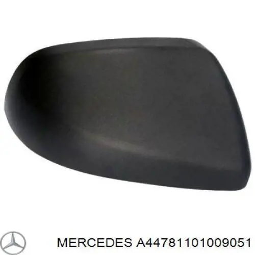 Placa sobreposta (tampa) do espelho de retrovisão direito Mercedes A44781101009051 preço, a partir de 39,11 USD
