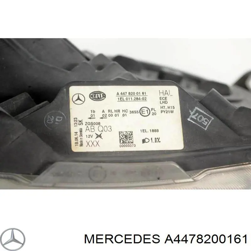 A4478200161 Mercedes Luz direita