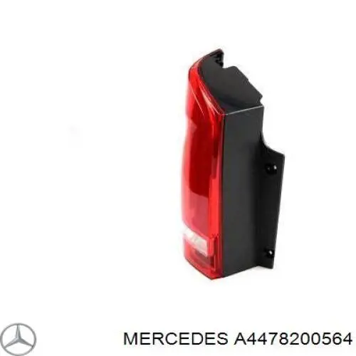 A4478200564 Mercedes Lanterna traseira esquerda
