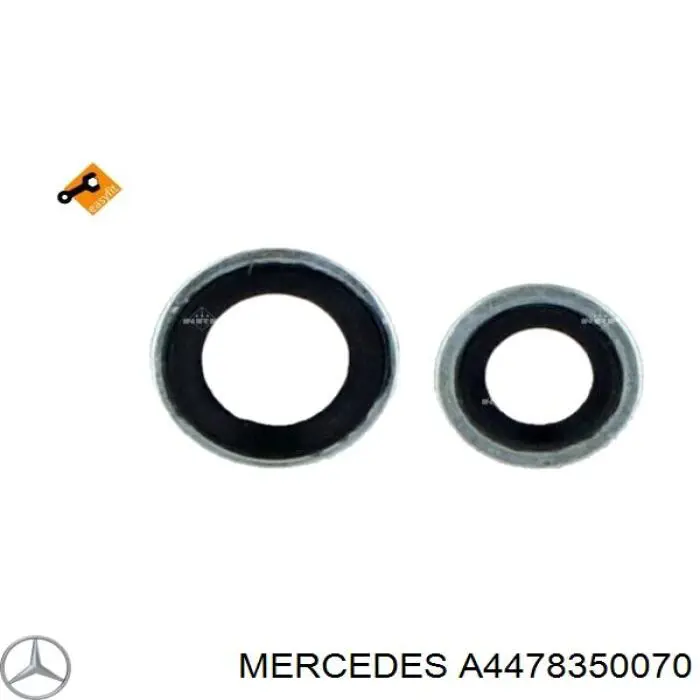 A4478350070 Mercedes Radiador de aparelho de ar condicionado