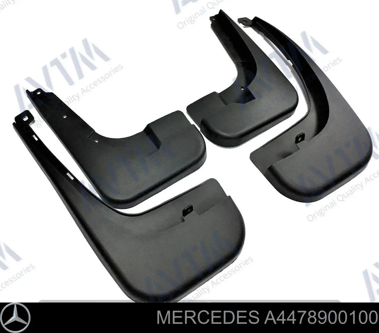 Compre A4478900100 Mercedes Protetores de lama traseiros, kit