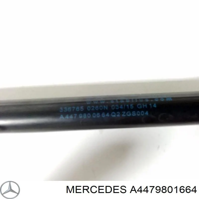 A4479801664 Mercedes Amortecedor da capota