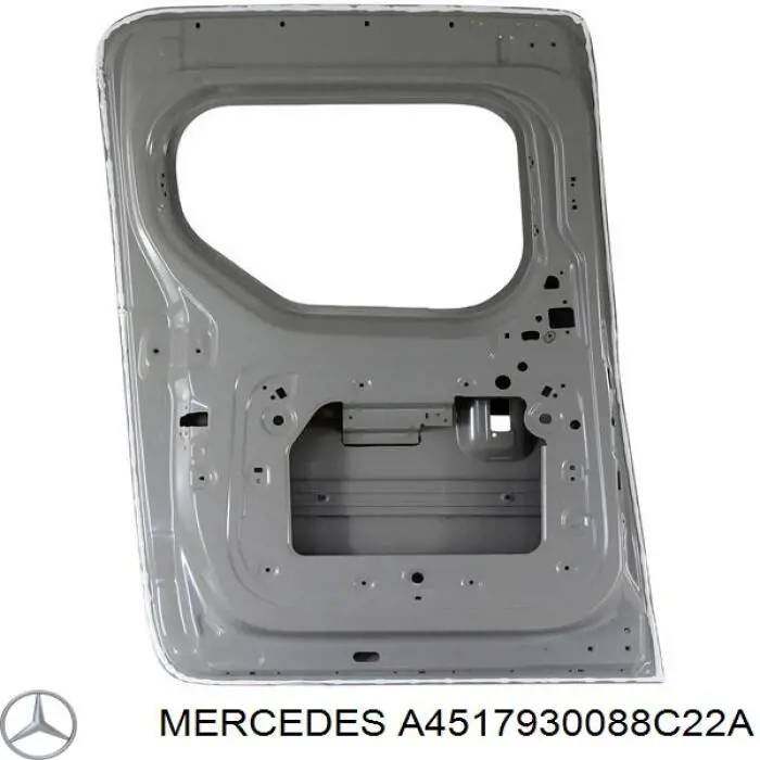 A4517930088C22A Mercedes Spoiler do pára-choque dianteiro