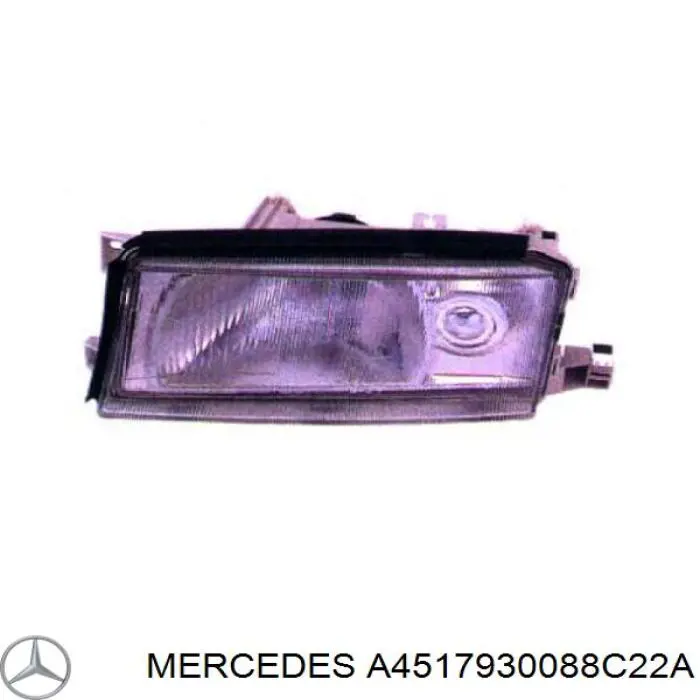 Spoiler do pára-choque dianteiro Mercedes A4517930088C22A preço, a partir de 68,40 USD