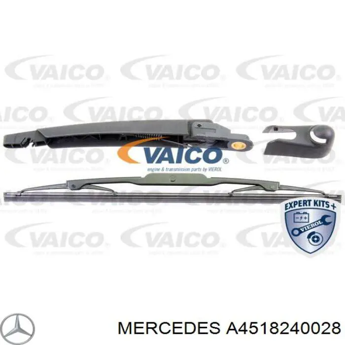 A4518240028 Mercedes Braço de limpa-pára-brisas de vidro traseiro