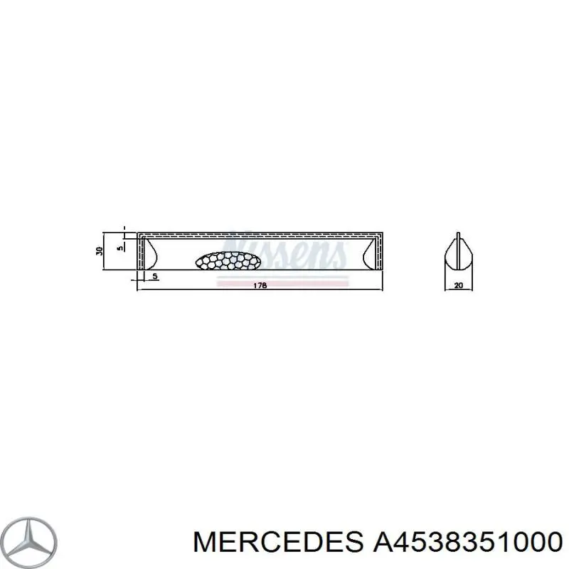 Tanque de recepção do secador de aparelho de ar condicionado Mercedes A4538351000 preço, a partir de 43,22 USD