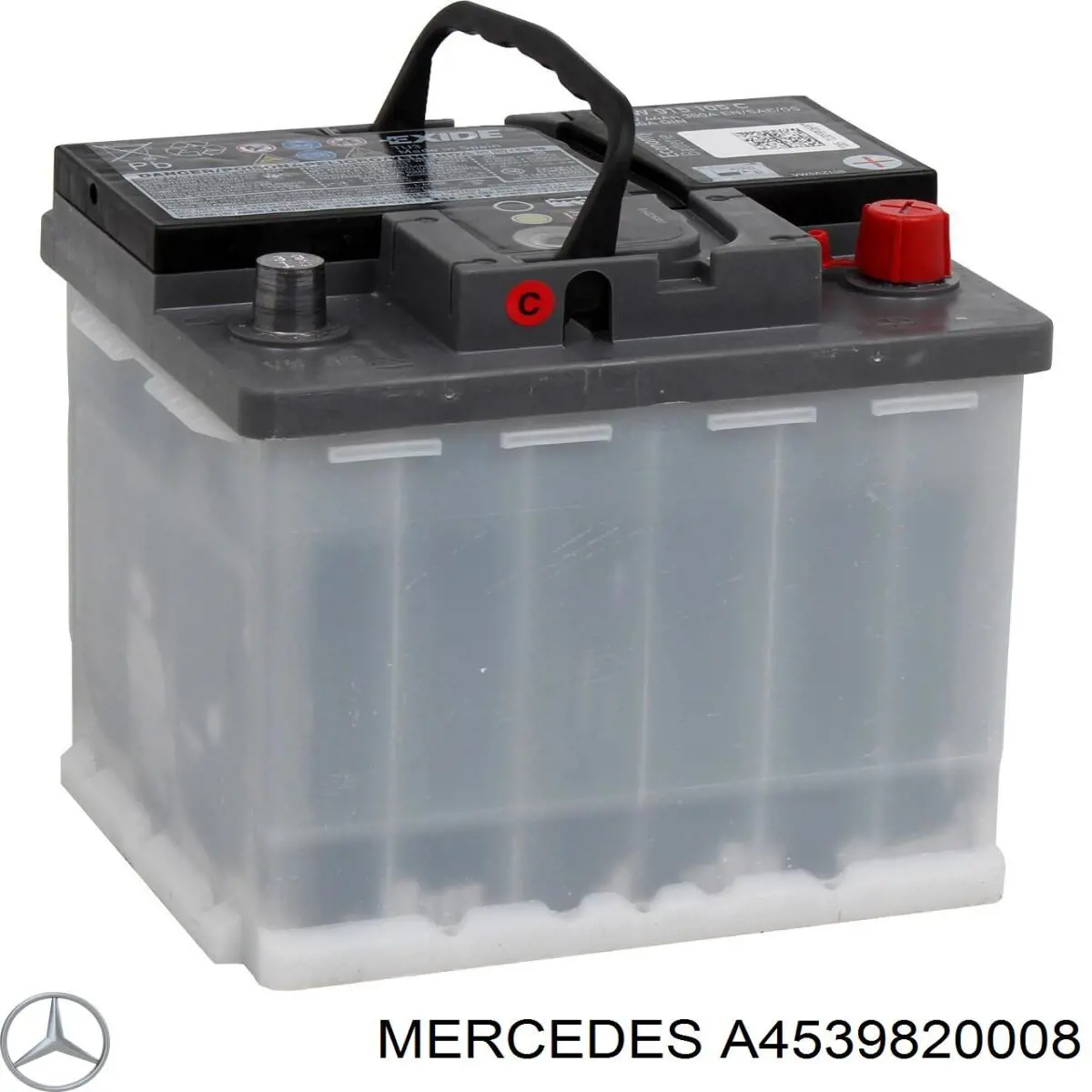 Bateria recarregável (PILHA) A4539820008 Mercedes
