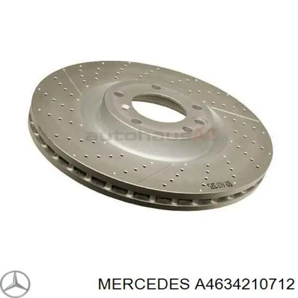 A4634210712 Mercedes Disco do freio dianteiro
