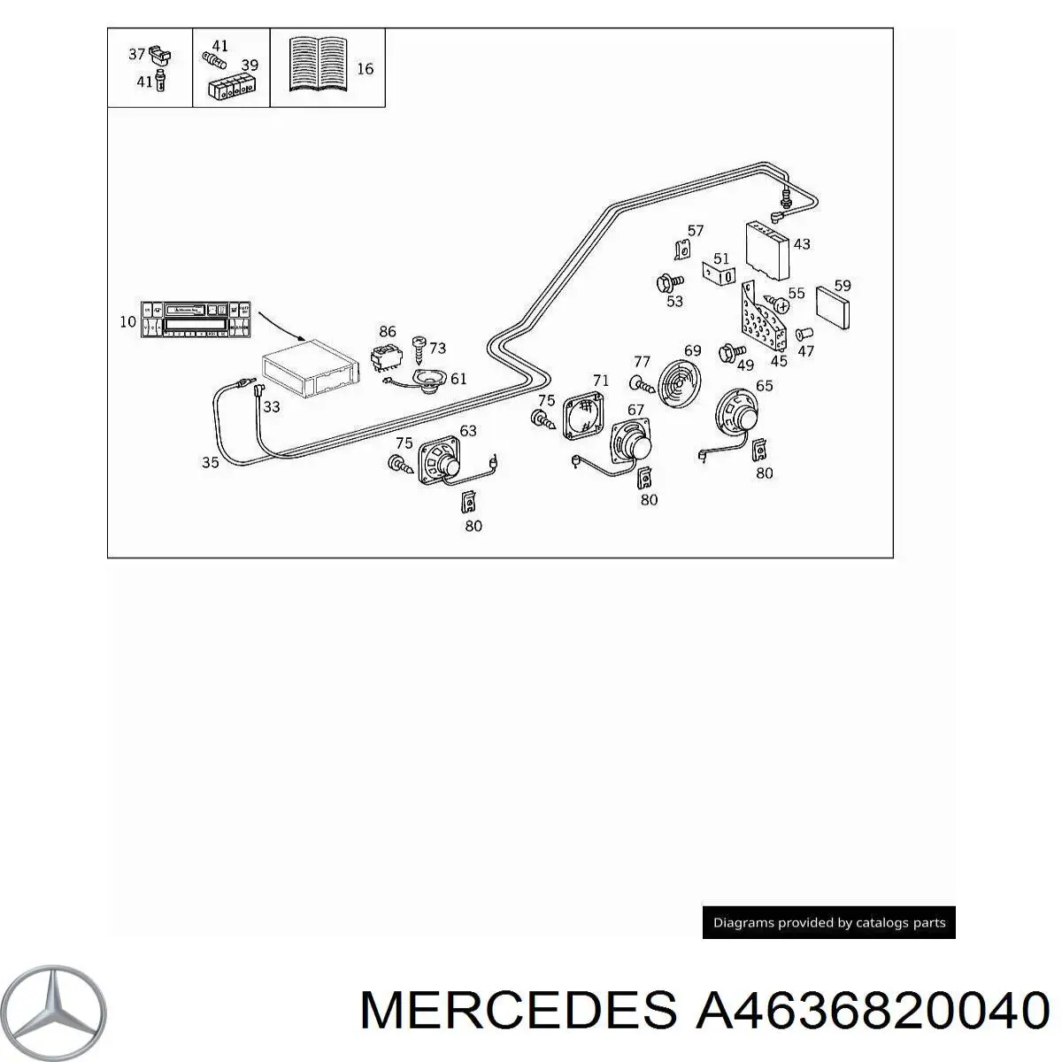  Mercedes A4636820040 preço, a partir de 24,41 USD