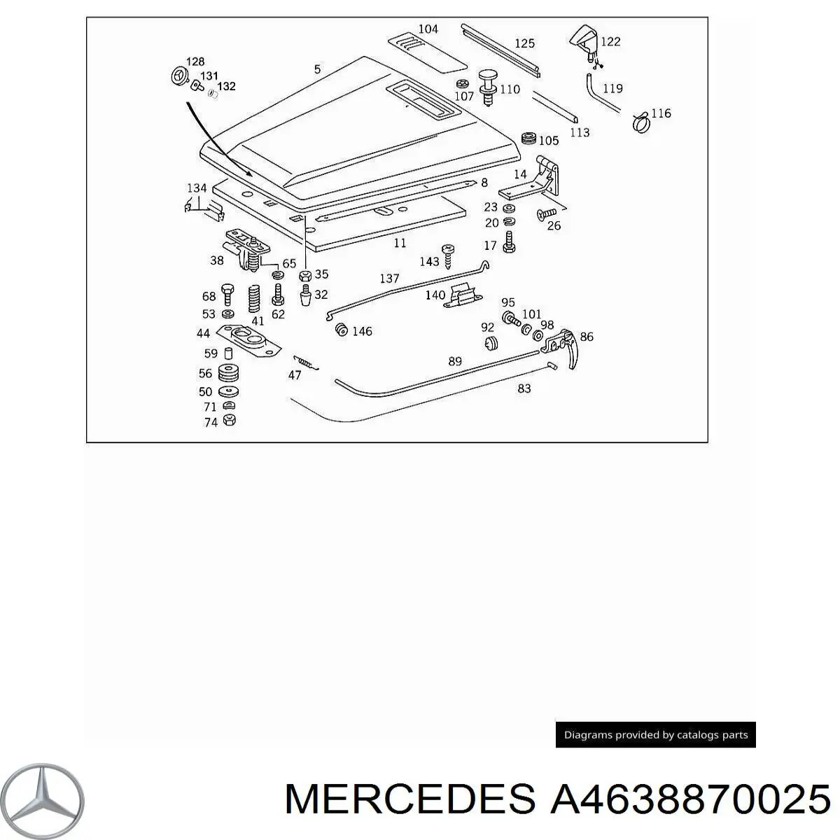 A4638870025 Mercedes 