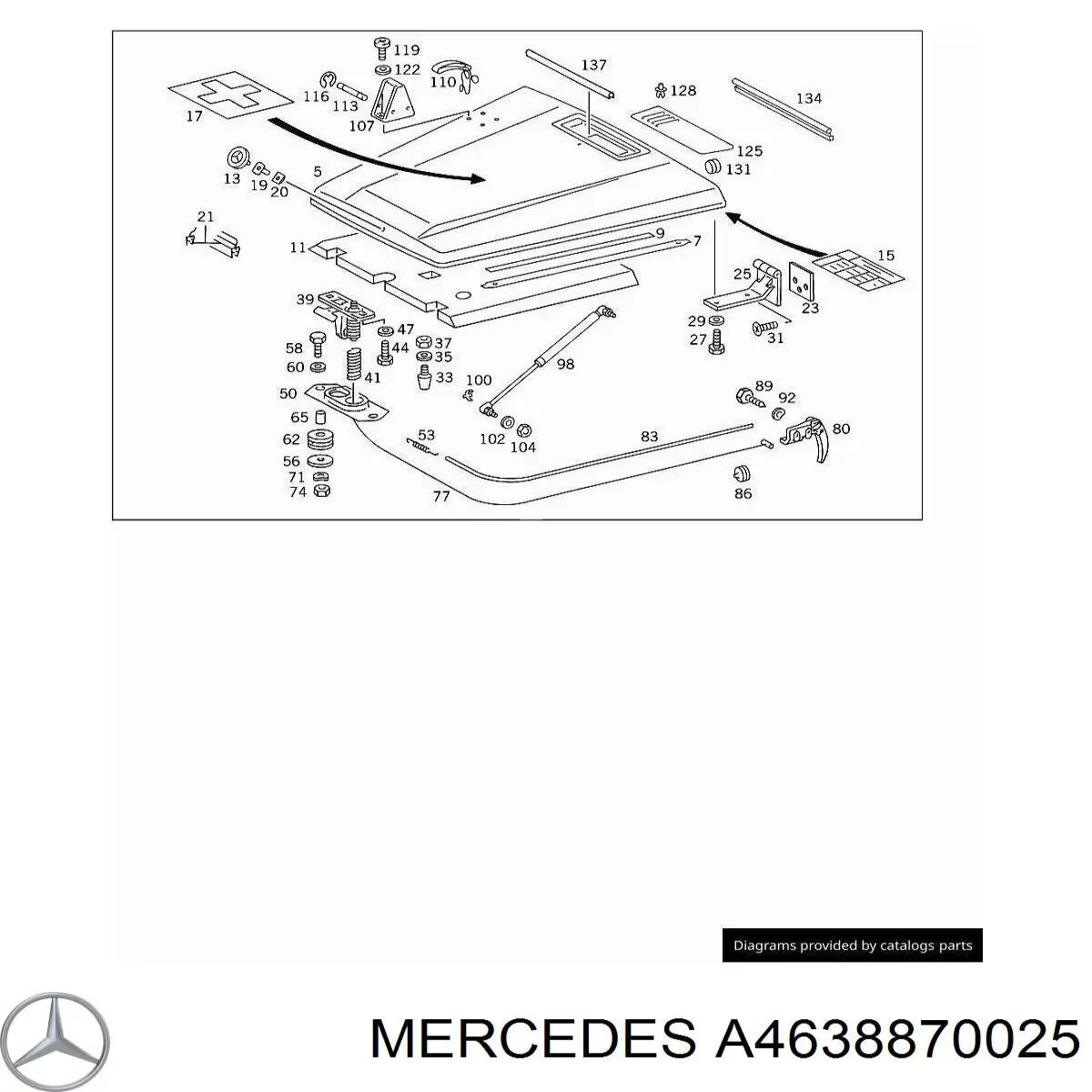  Mercedes A4638870025 preço, a partir de 139,68 USD