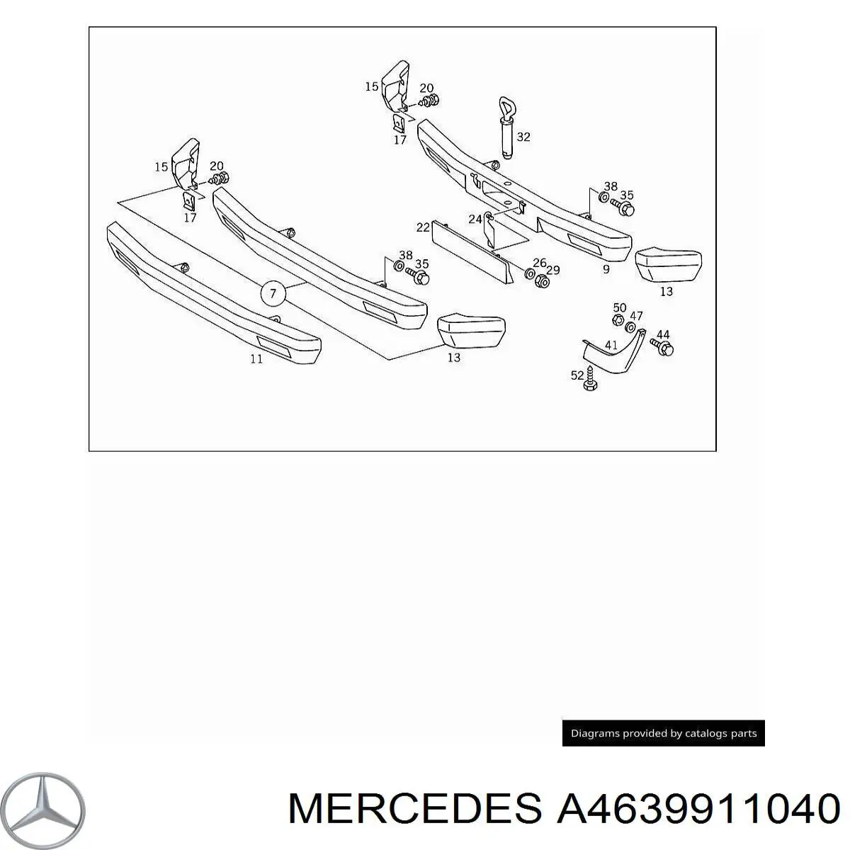  Mercedes A4639911040 preço, a partir de 11,28 USD
