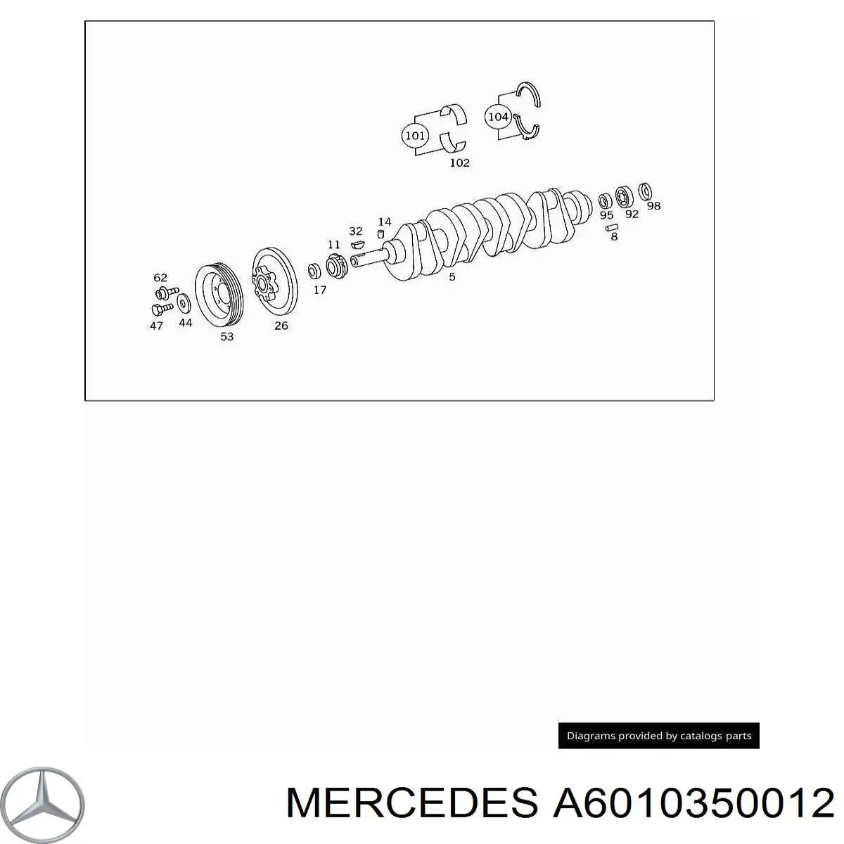 Polia de cambota Mercedes A6010350012 preço, a partir de 197,60 USD