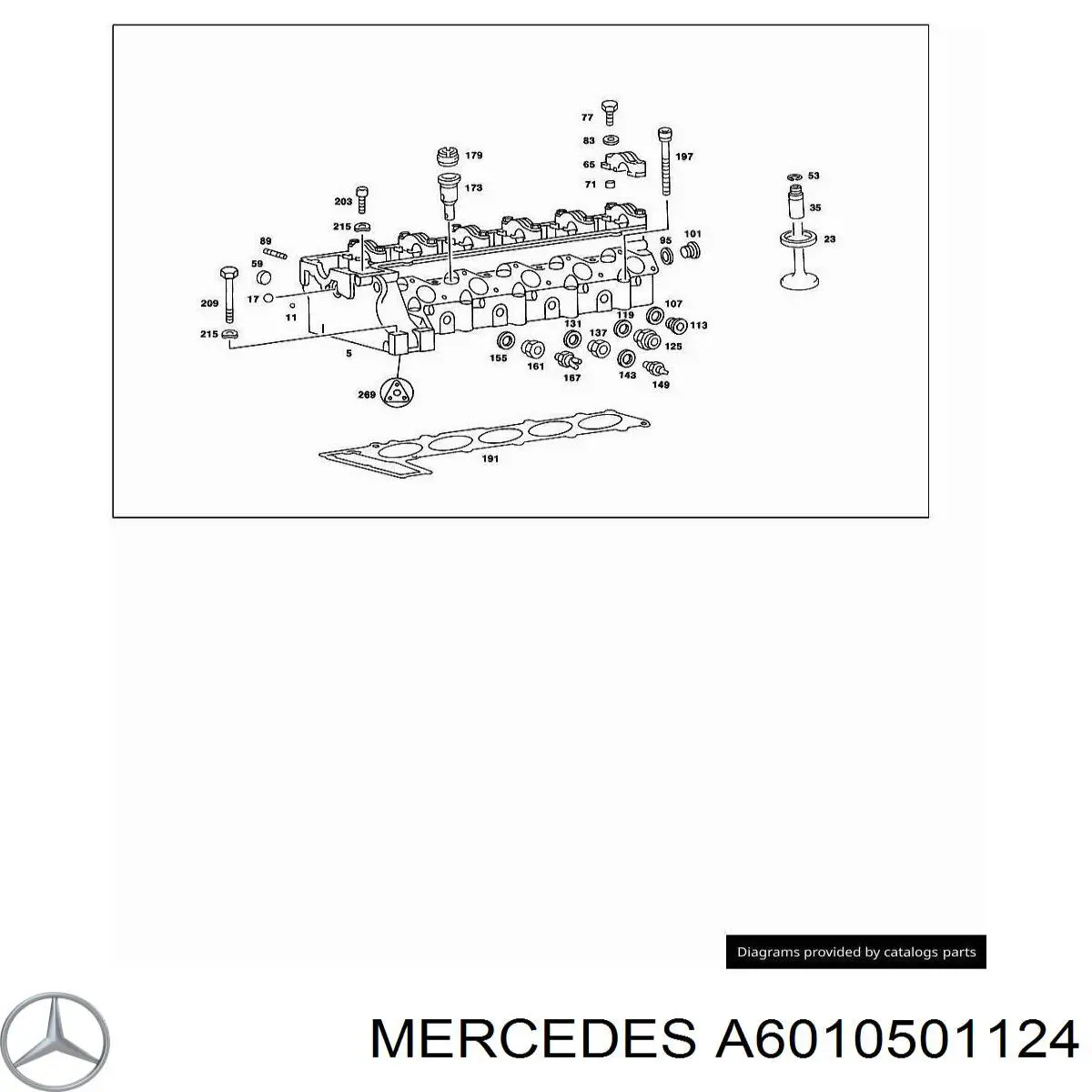 Guia de válvula de escape Mercedes A6010501124 preço, a partir de 33,03 USD