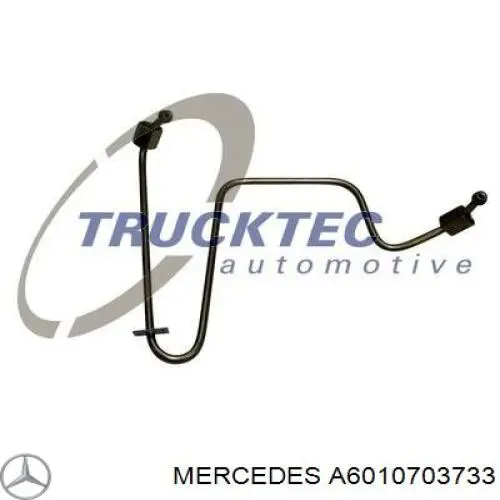 A6010703733 Mercedes Tubo de combustível do injetor de 1º cilindro
