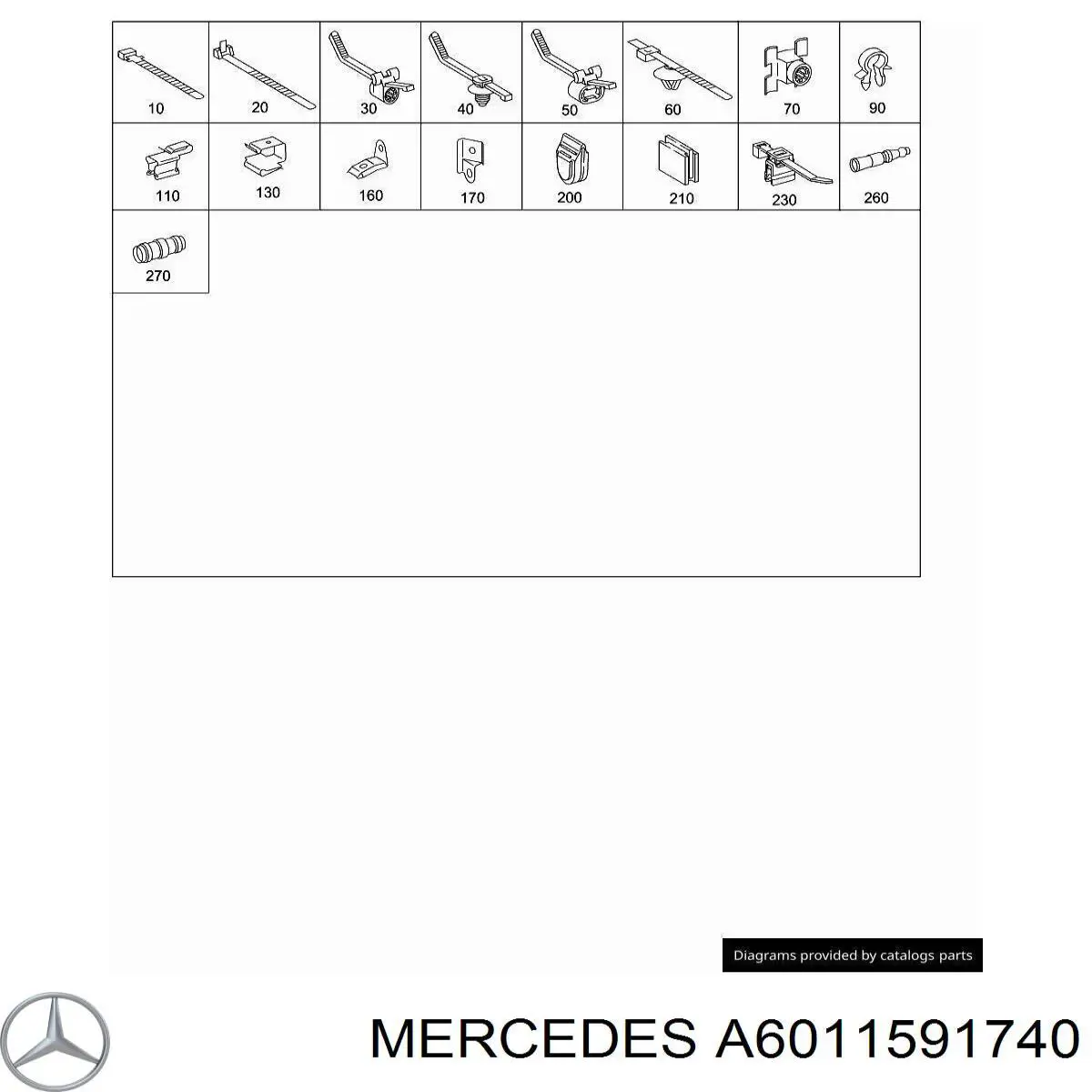 A6011591740 Mercedes 