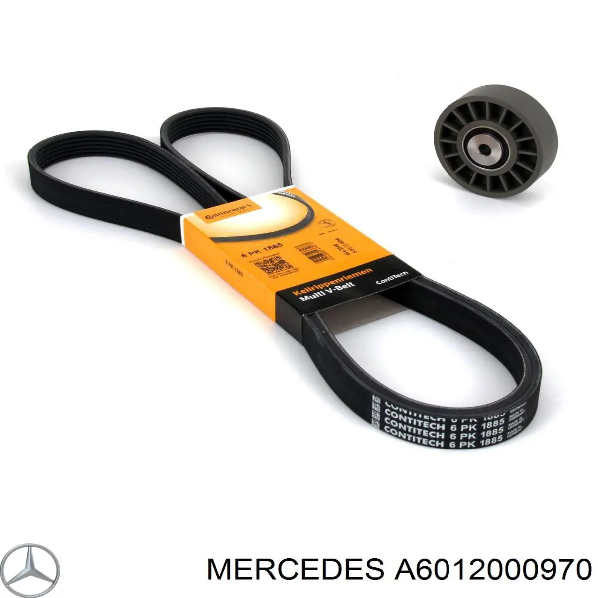 Compre A6012000970 Mercedes Rolo de reguladora de tensão da correia de transmissão