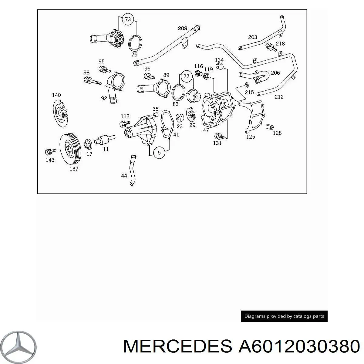 Vedante de caixa do termostato Mercedes A6012030380 preço, a partir de 3,51 USD