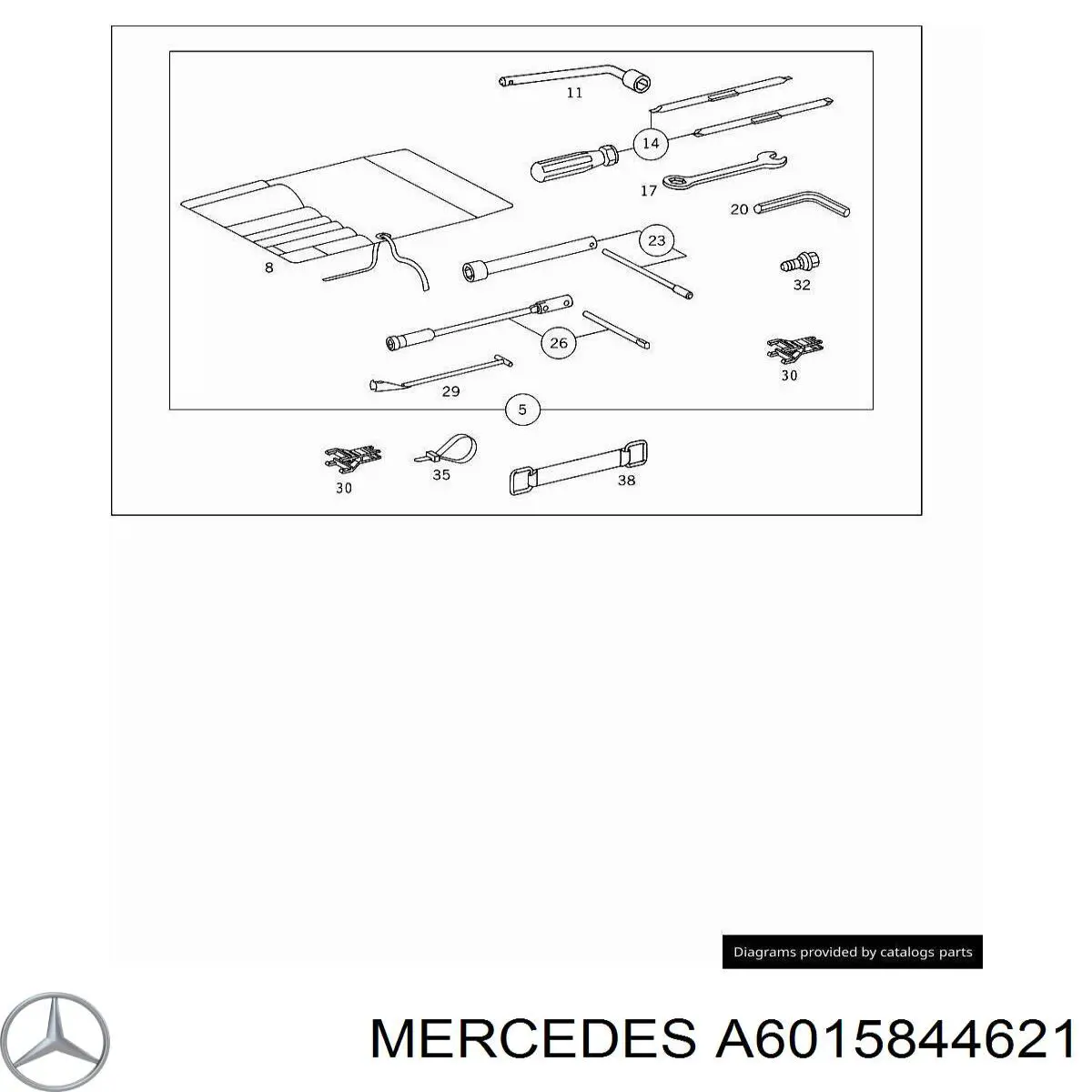 A6015844621 Mercedes 