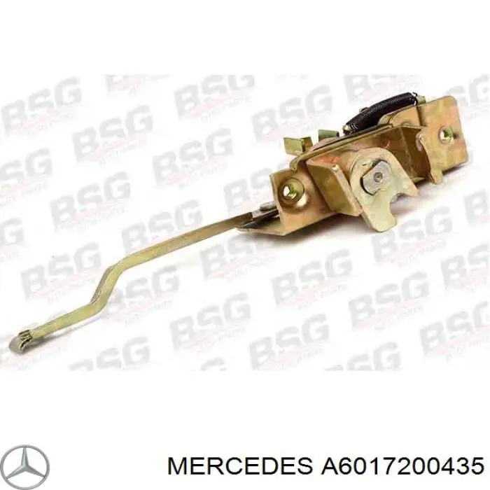 A6017200435 Mercedes Fecho da porta dianteira direita