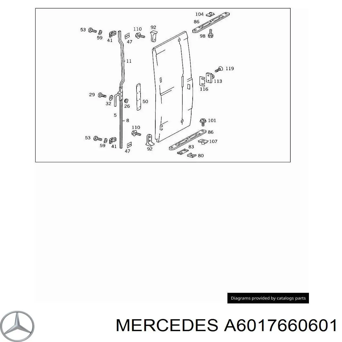  Mercedes A6017660601 preço, a partir de 283,20 USD