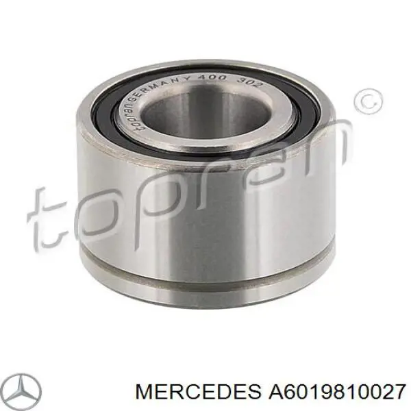 A6019810027 Mercedes Rolamento do tensionador da correia de acessórios