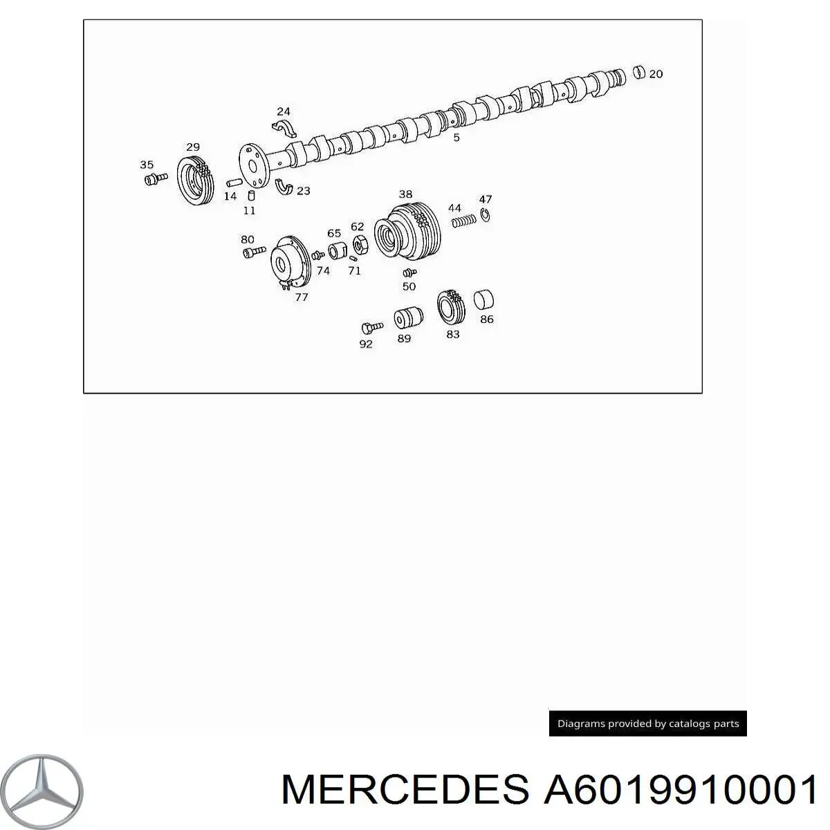 A6019910001 Mercedes 