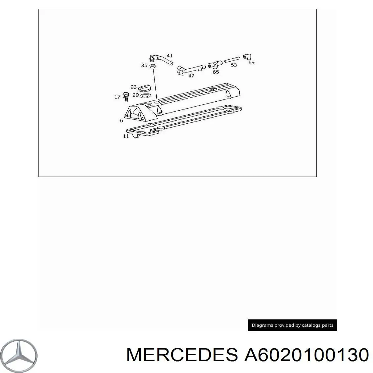 Tampa de válvulas Mercedes E  T124
