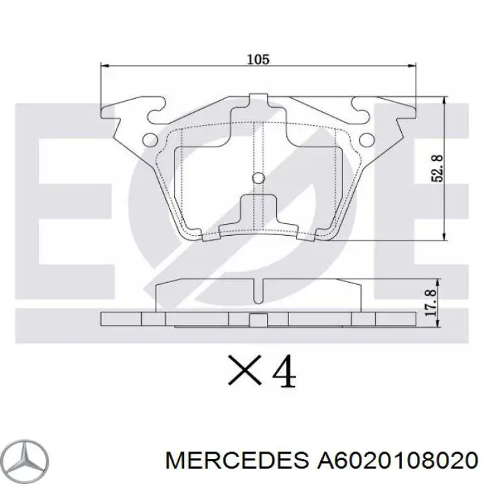 Cabeça de motor (CBC) Mercedes A6020103820 preço, a partir de 828,31 USD